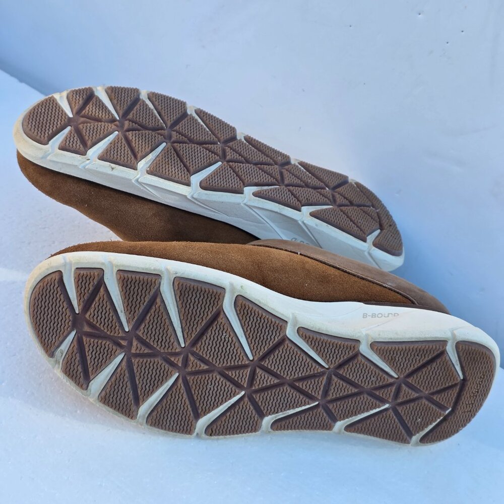 L.L.Bean KennebecBrown Suede Real Lamb Fur Shearling Clogs Shoes Women's 6M - Picture 14 of 14